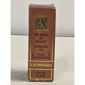 Aromatique The Smell Of Peach Refresher Oil .5 oz New